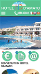 Mobile Screenshot of hoteldamato.it