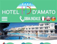 Tablet Screenshot of hoteldamato.it